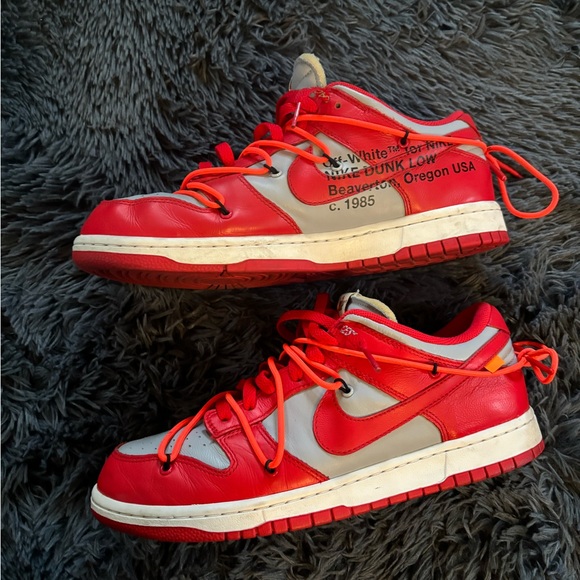 Off white red/gray dunks size 11 - Picture 4 of 4